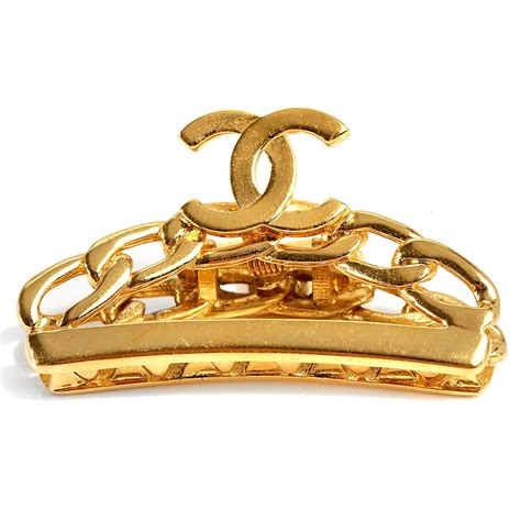 chanel air clip|Chanel hair claw clip.